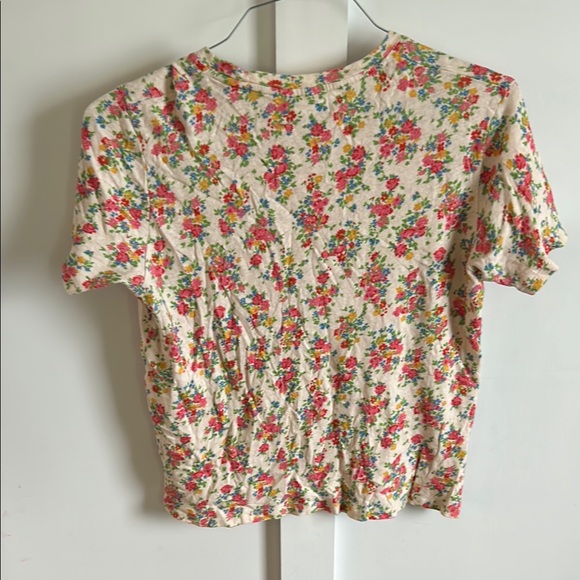 Sezane Floral Print Women's Top - Multicolor size Small - Picture 4 of 4